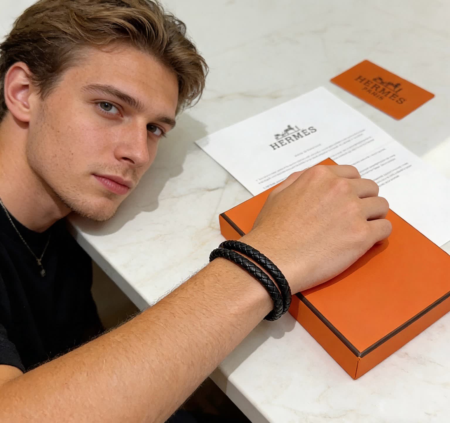 Hermes Hermès Paris Double Tour Bracelet