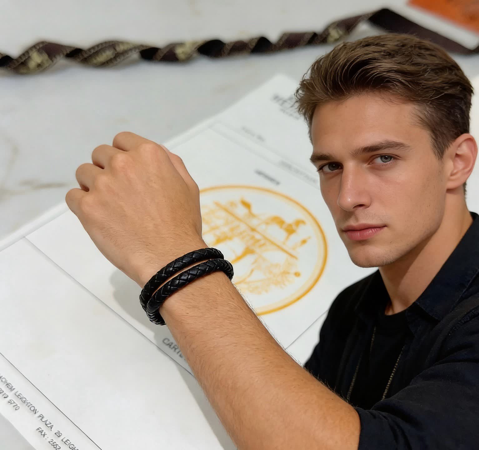 Hermes Hermès Paris Double Tour Bracelet