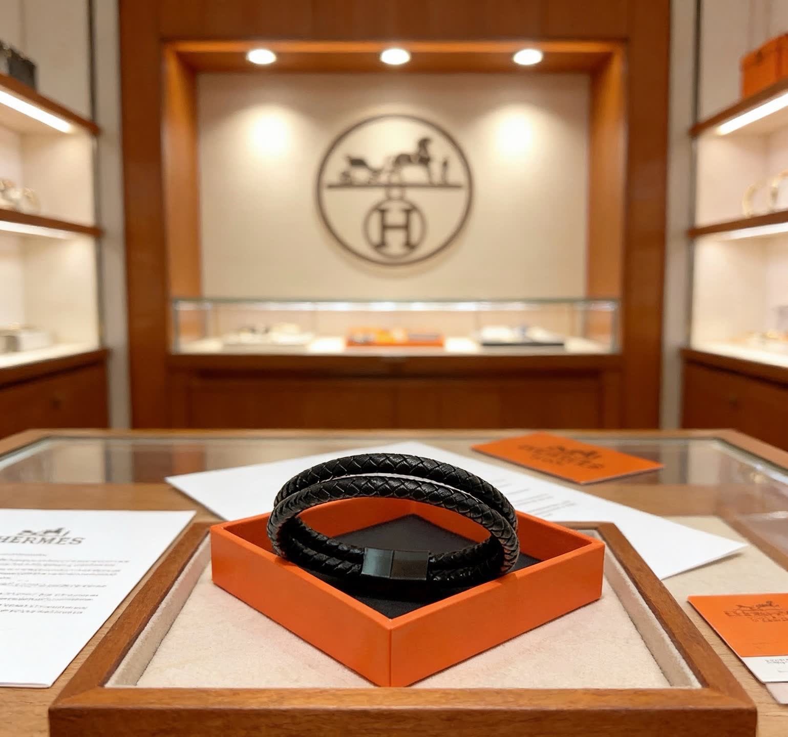 Hermes Hermès Paris Double Tour Bracelet