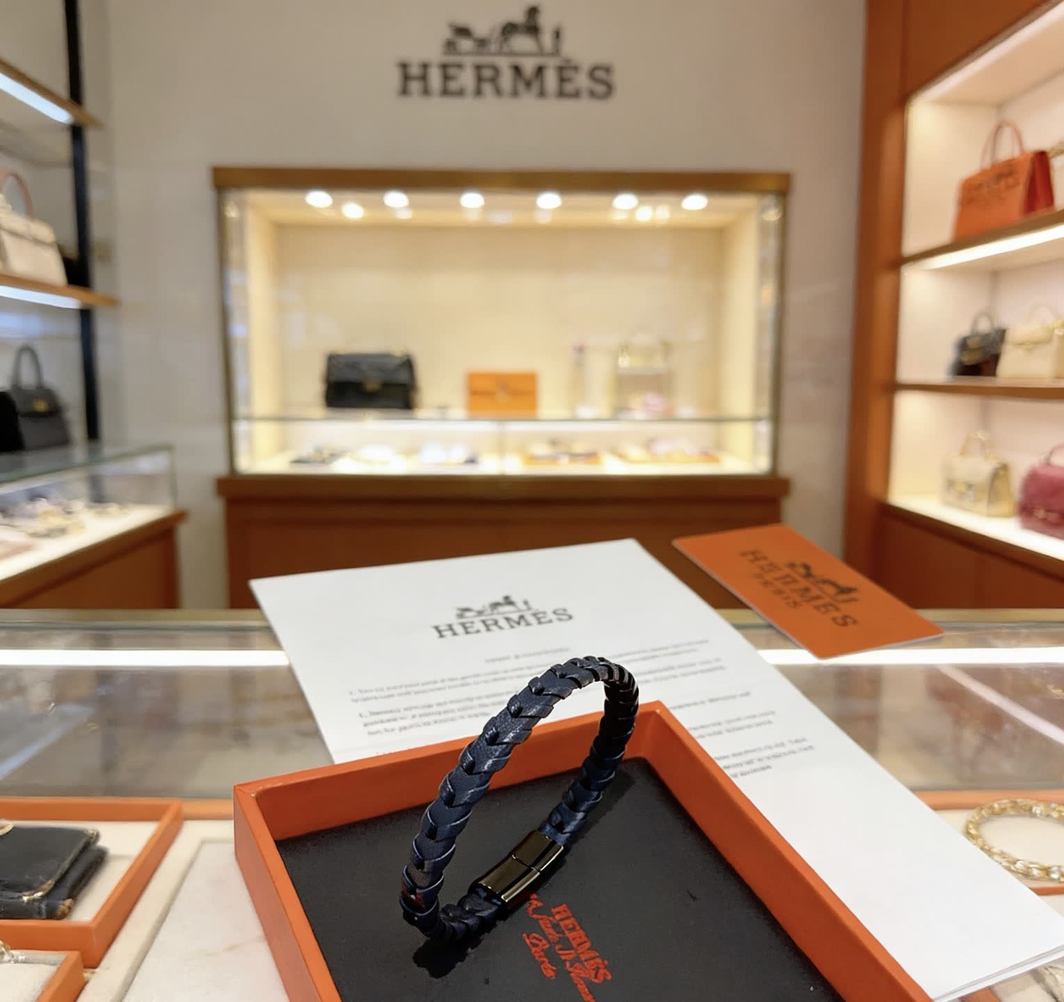 Hermes Hermès Leather Bracelet