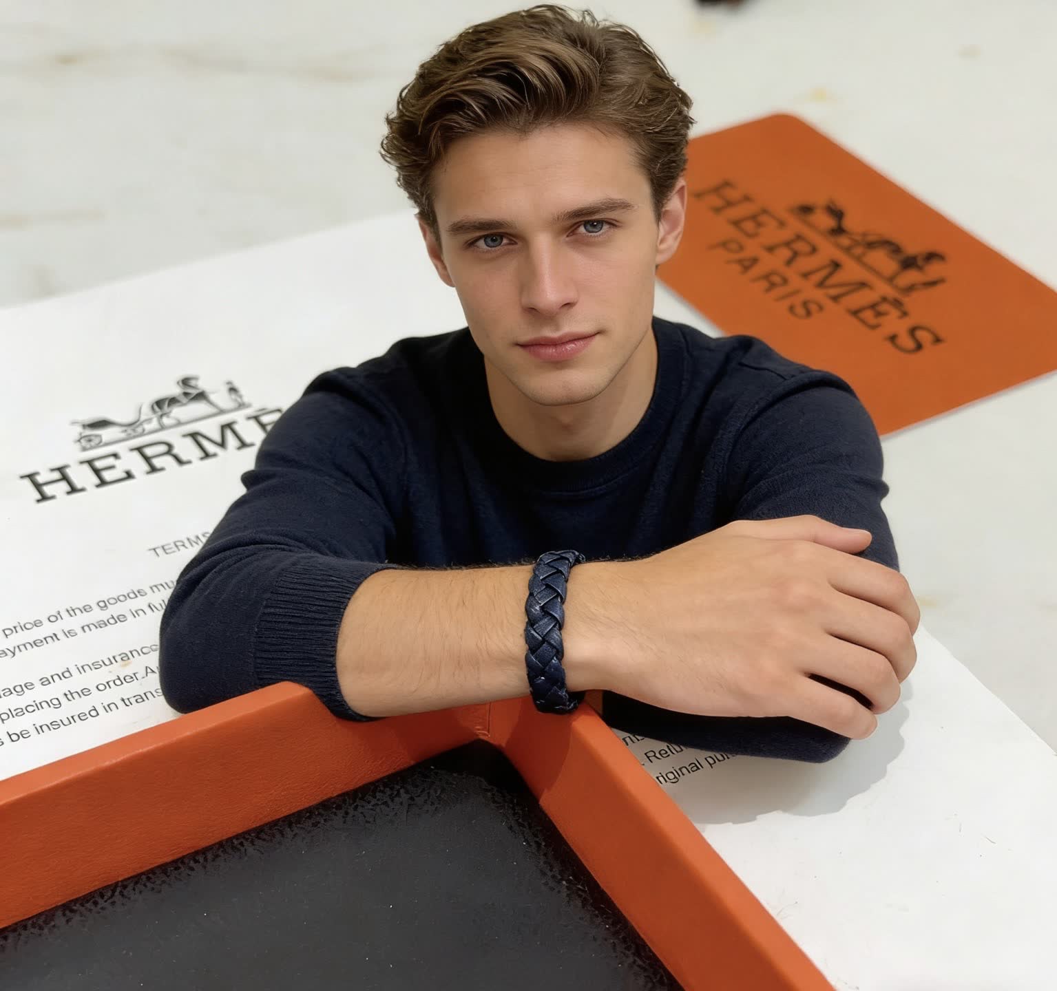 Hermes Hermès Leather Bracelet