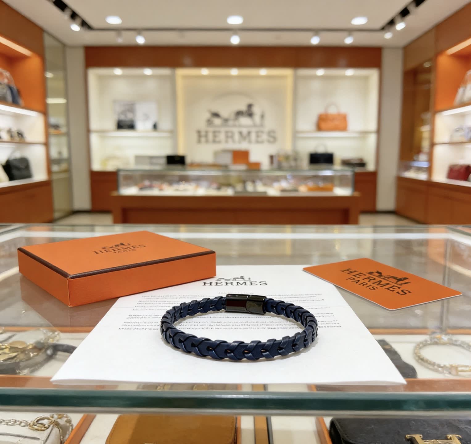 Hermes Hermès Leather Bracelet