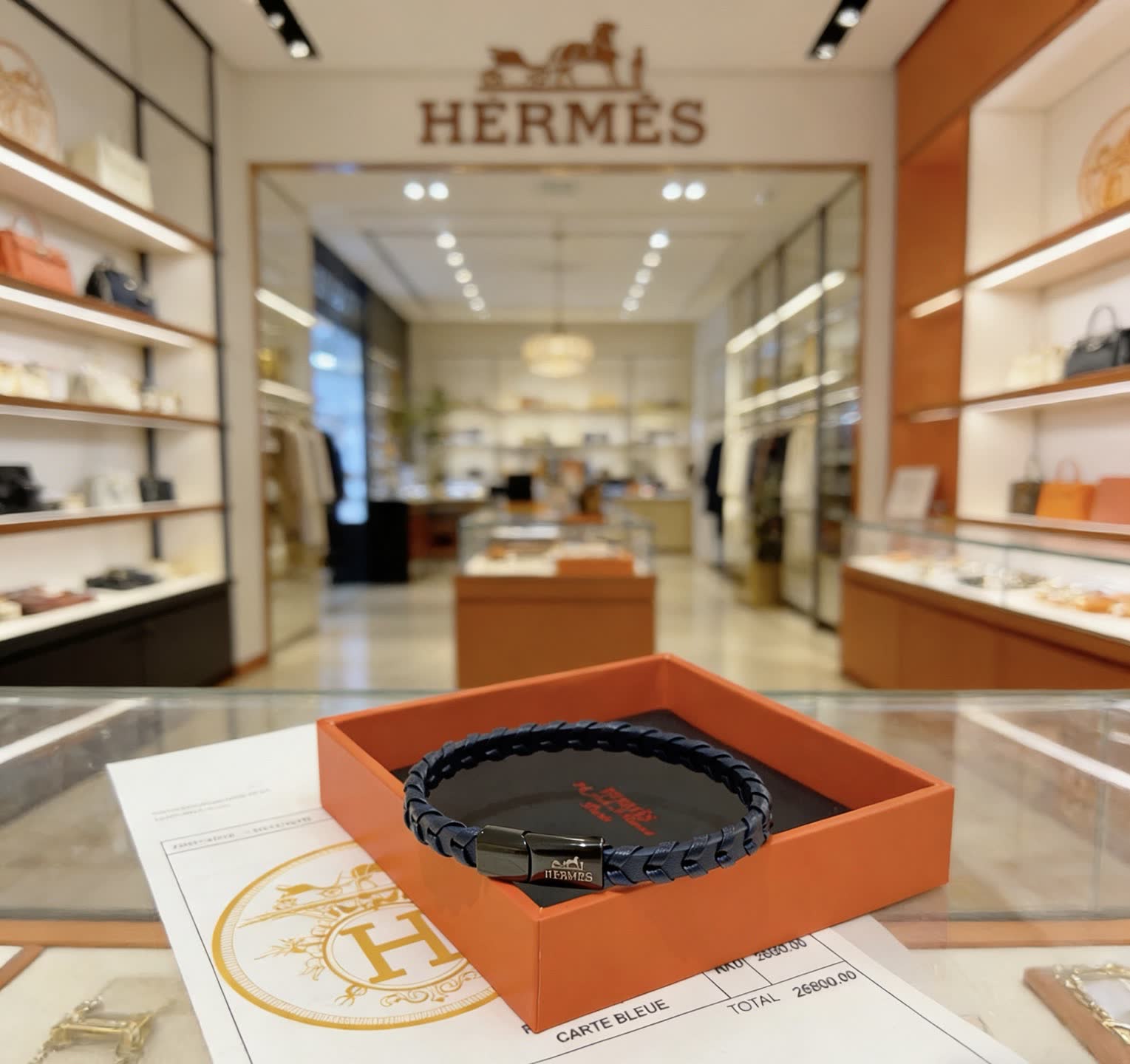 Hermes Hermès Leather Bracelet