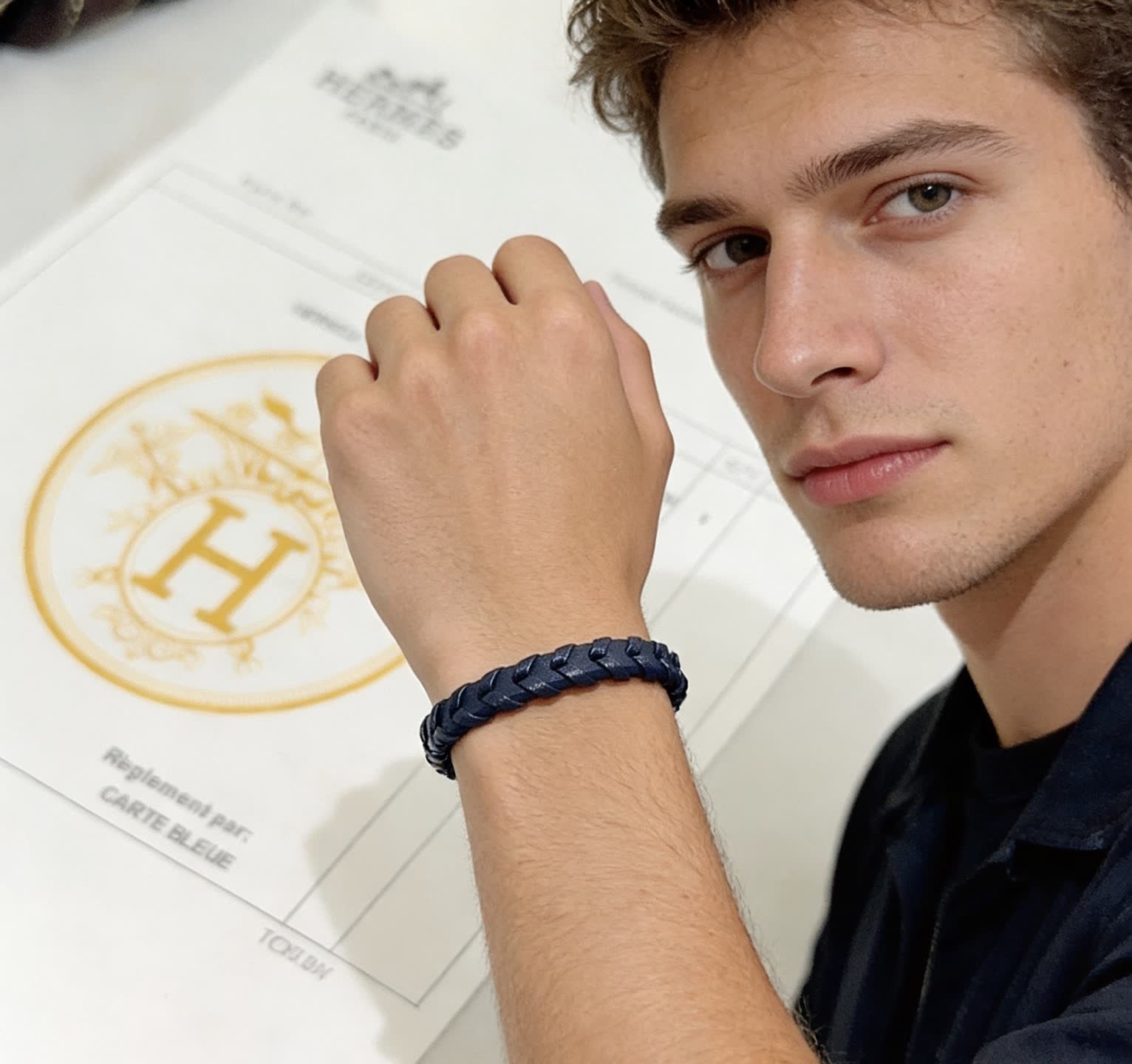 Hermes Hermès Leather Bracelet
