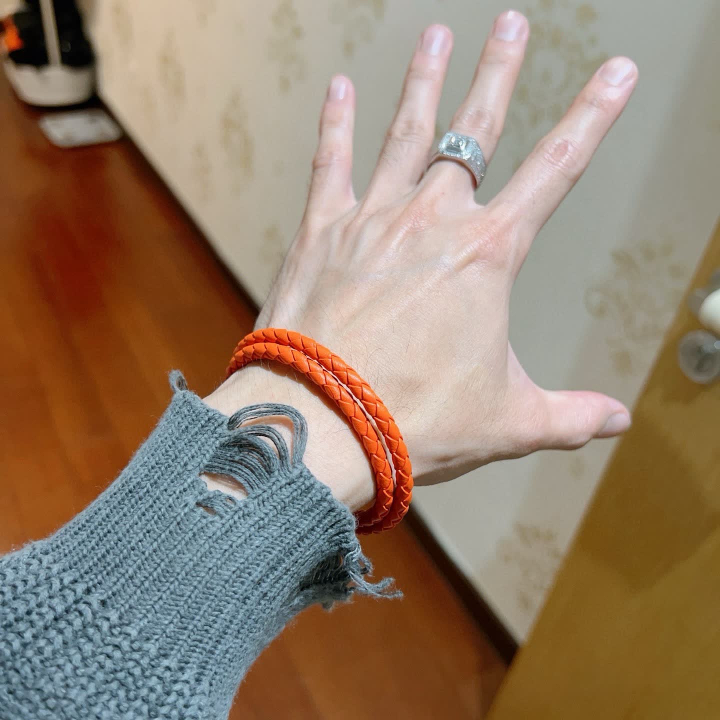 Hermes Hermès Paris Leather Bracelet
