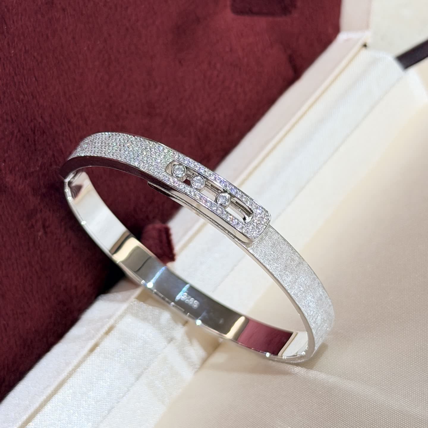 Bvlgari B.zero1 White Gold Diamond Bracelet