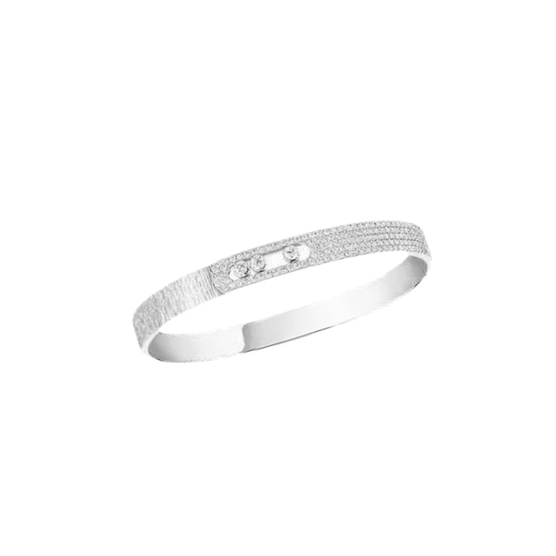 Bvlgari B.zero1 White Gold Diamond Bracelet