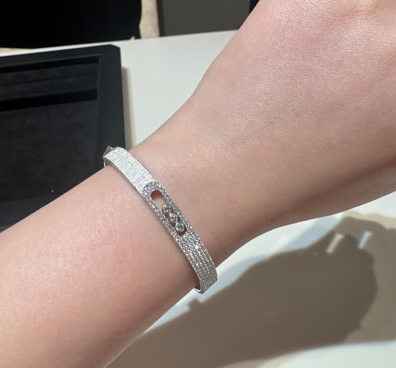 Bvlgari B.zero1 White Gold Diamond Bracelet