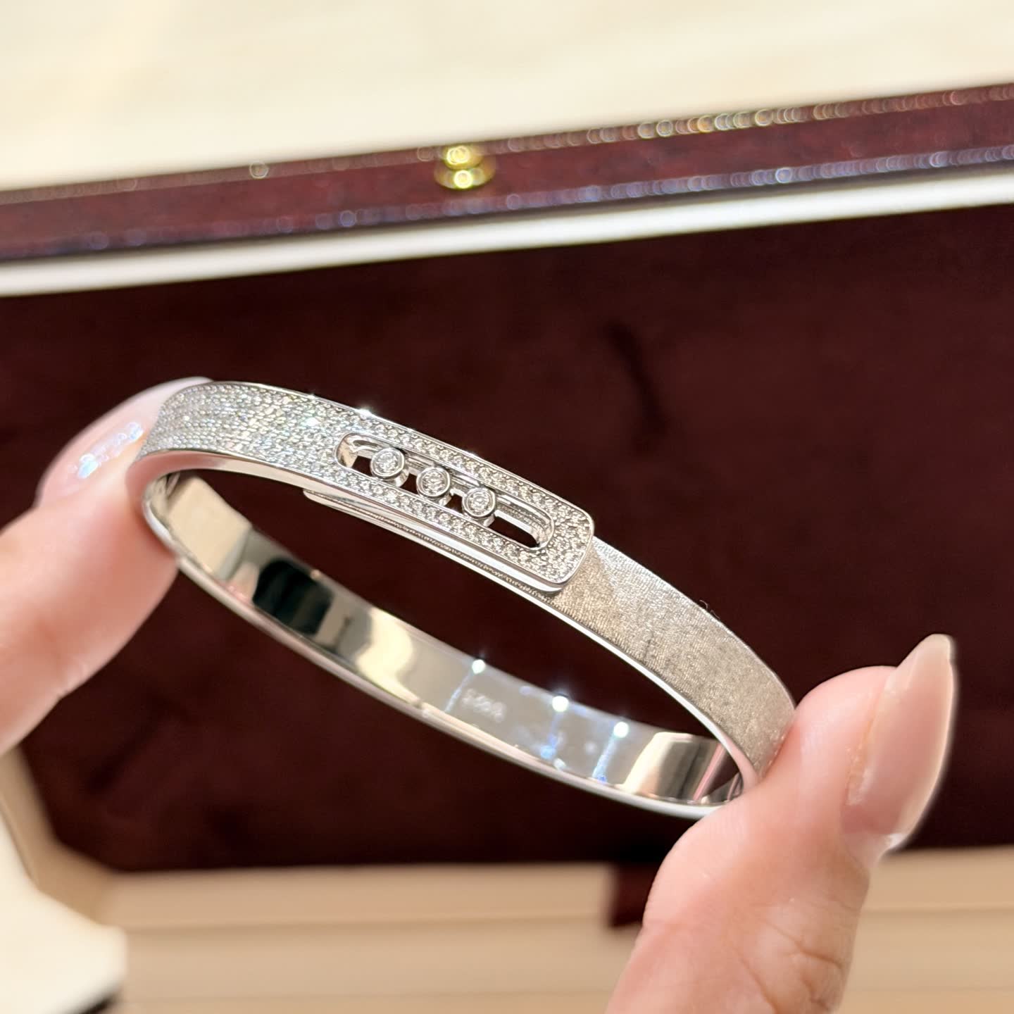 Bvlgari B.zero1 White Gold Diamond Bracelet