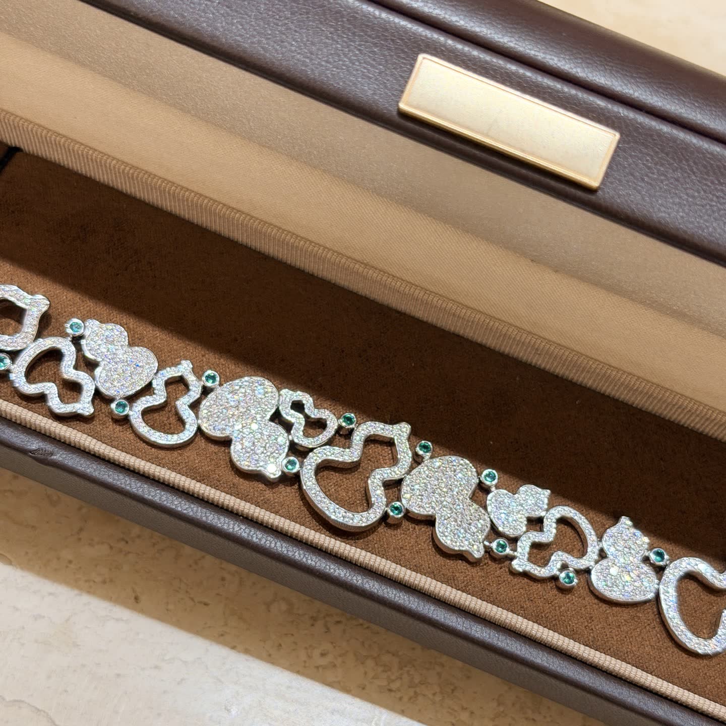Qeelin Mickey Mouse Diamond Bracelet Qeelin Mickey Mouse Diamond Bracelet