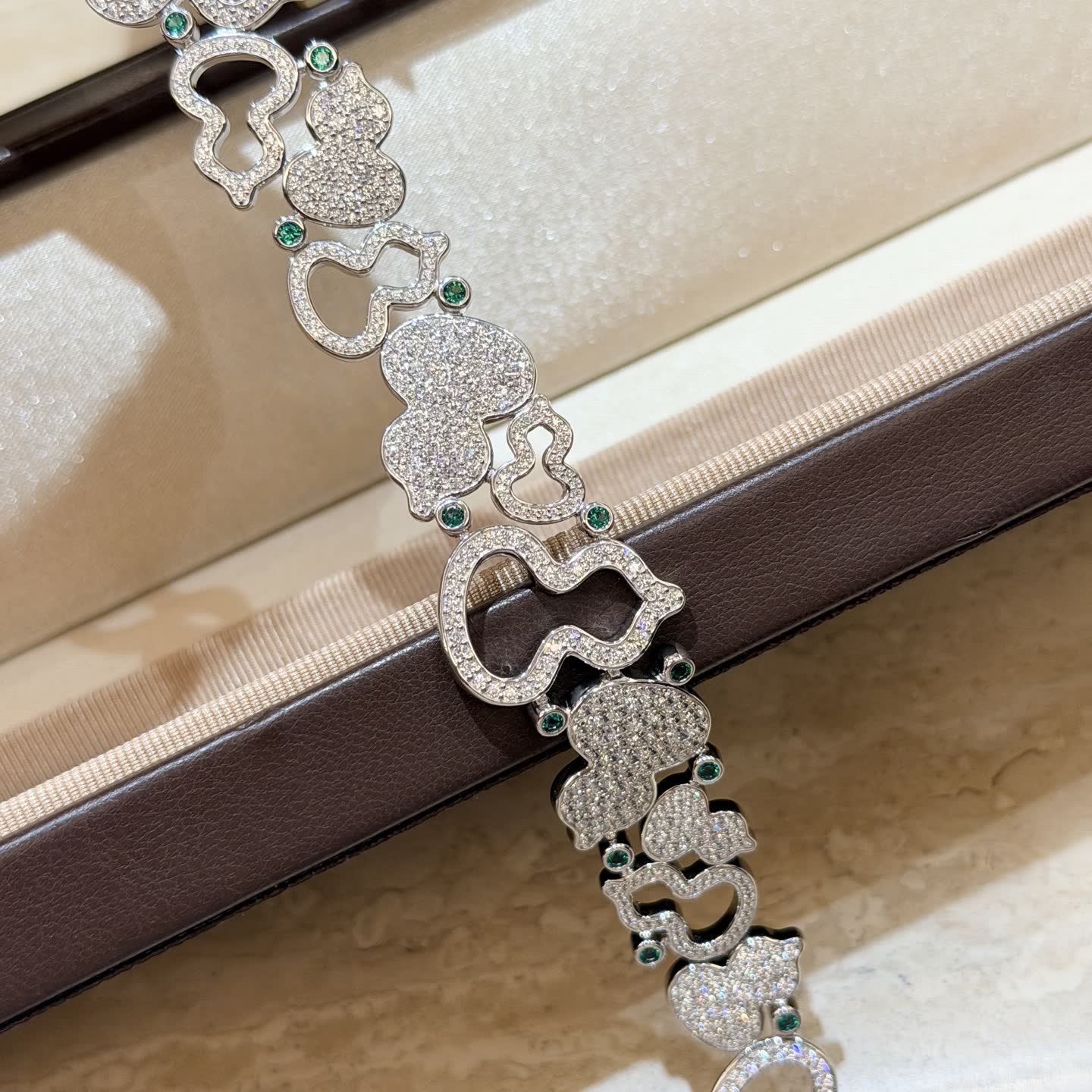 Qeelin Mickey Mouse Diamond Bracelet Qeelin Mickey Mouse Diamond Bracelet