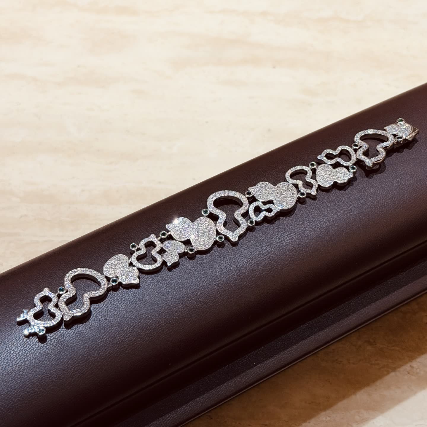 Qeelin Mickey Mouse Diamond Bracelet Qeelin Mickey Mouse Diamond Bracelet