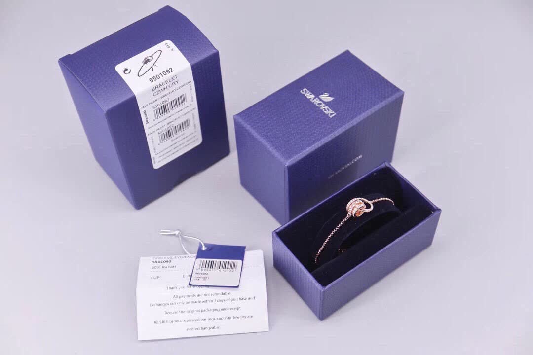 Swarovski FURTHER White Gold Plated Bracelet with Cubic Zirconia