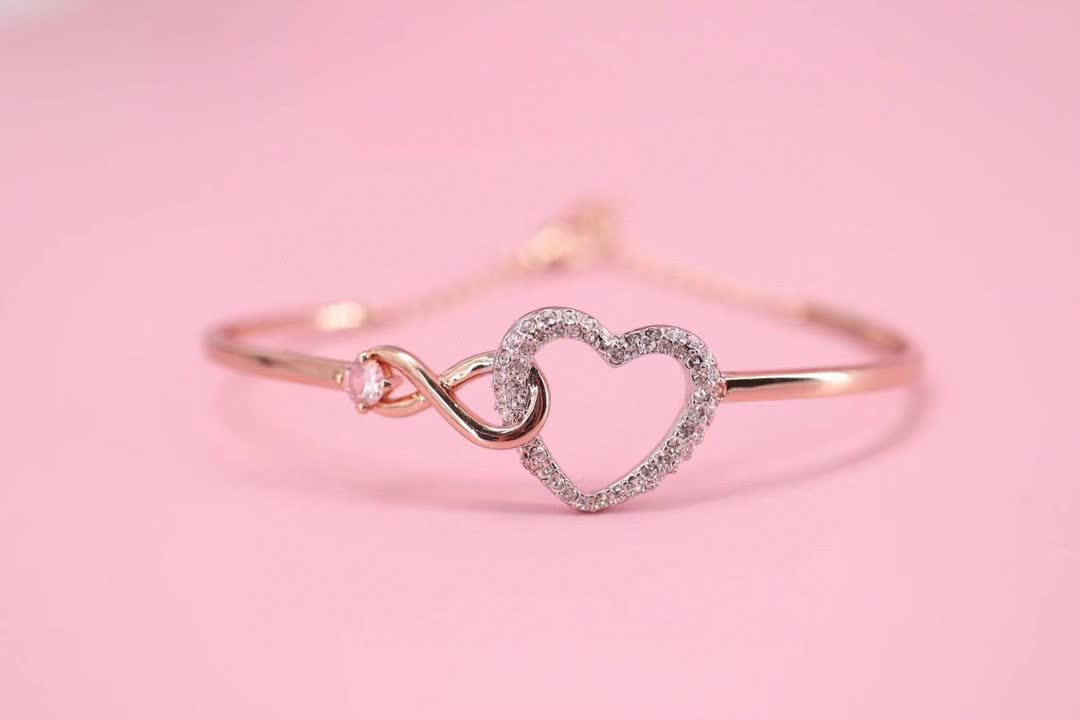 Swarovski Infinity Heart Bracelet