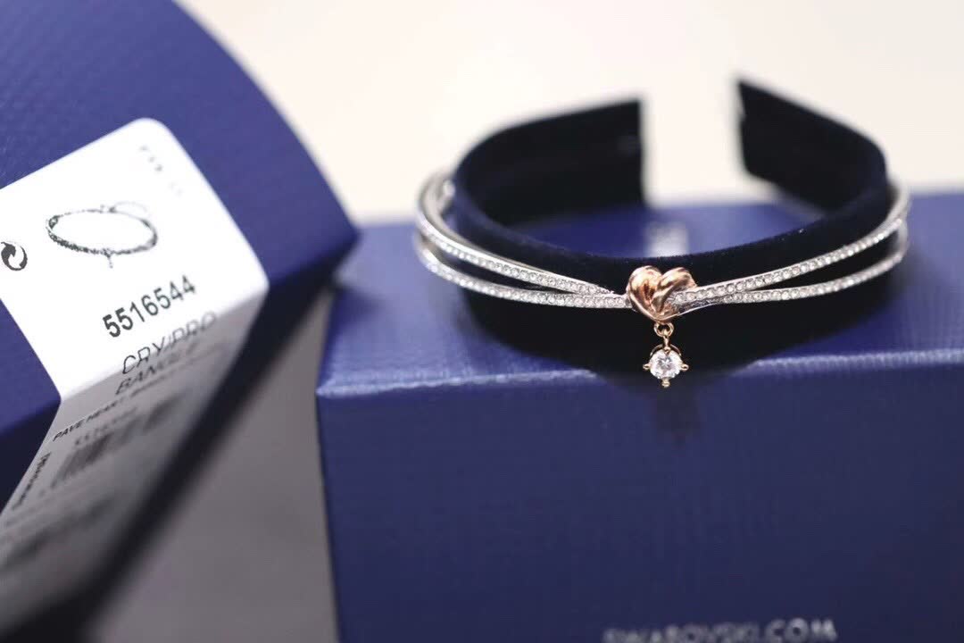 Swarovski Double Heart Crystal Bracelet