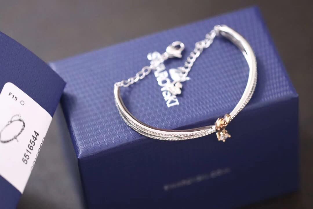Swarovski Double Heart Crystal Bracelet