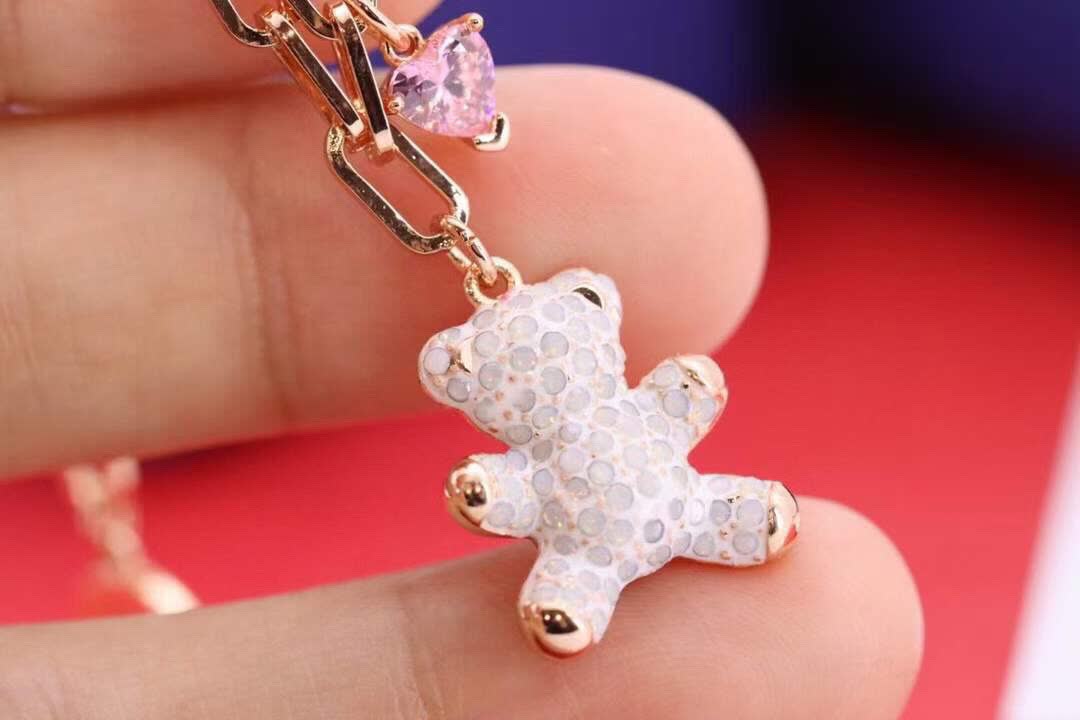 Swarovski Bear Charm Bracelet