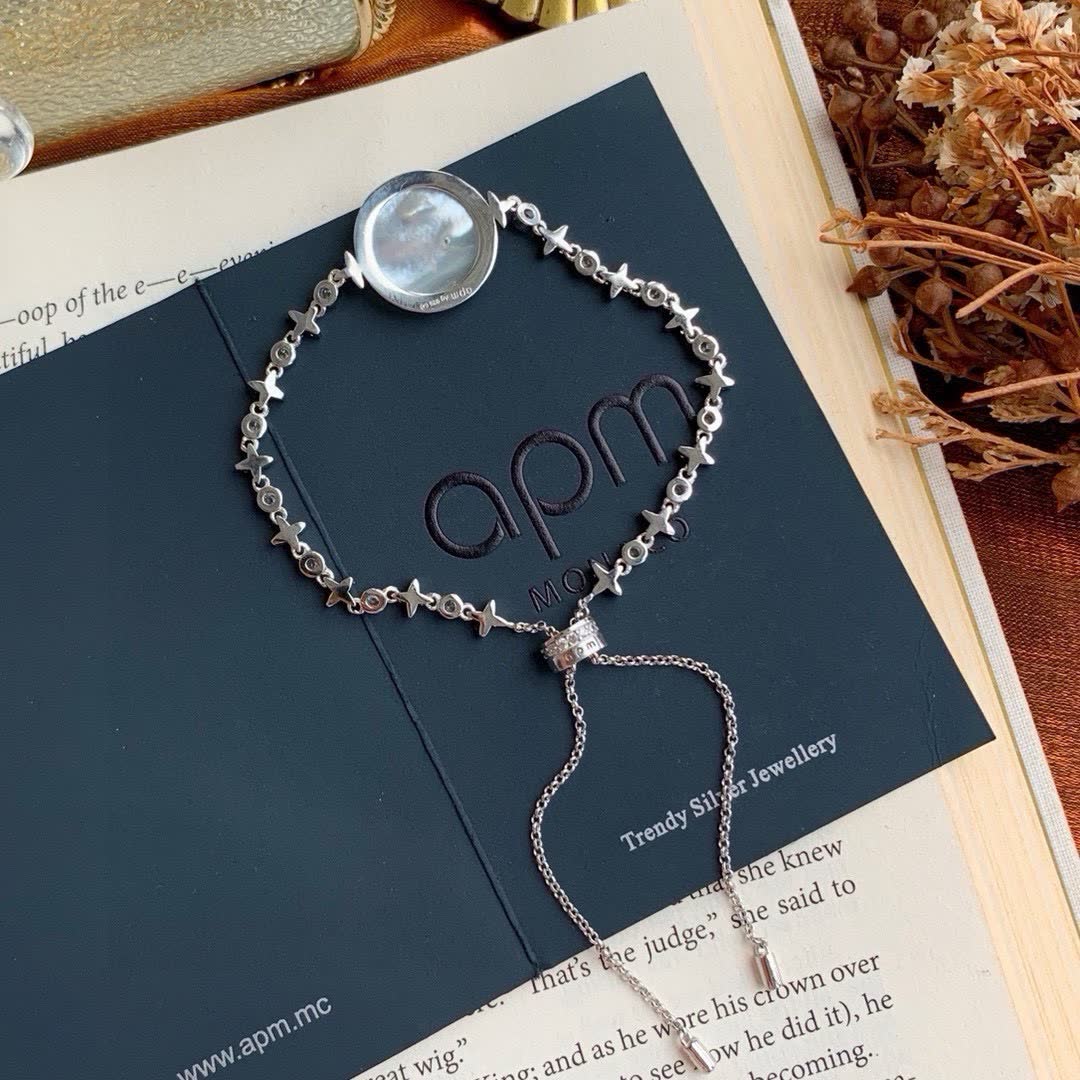 Swarovski Silver and Crystal Bracelet with Star Charm