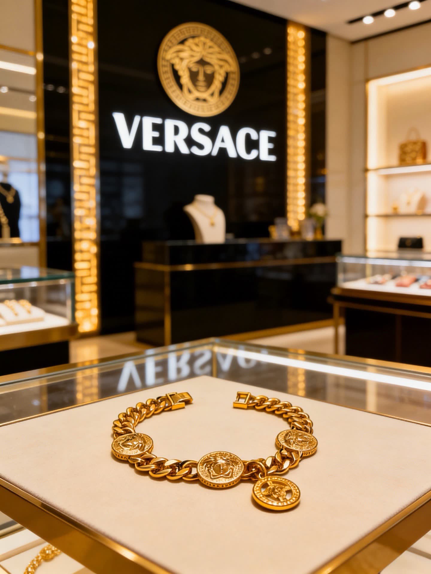 Versace Medusa Chain Bracelet
