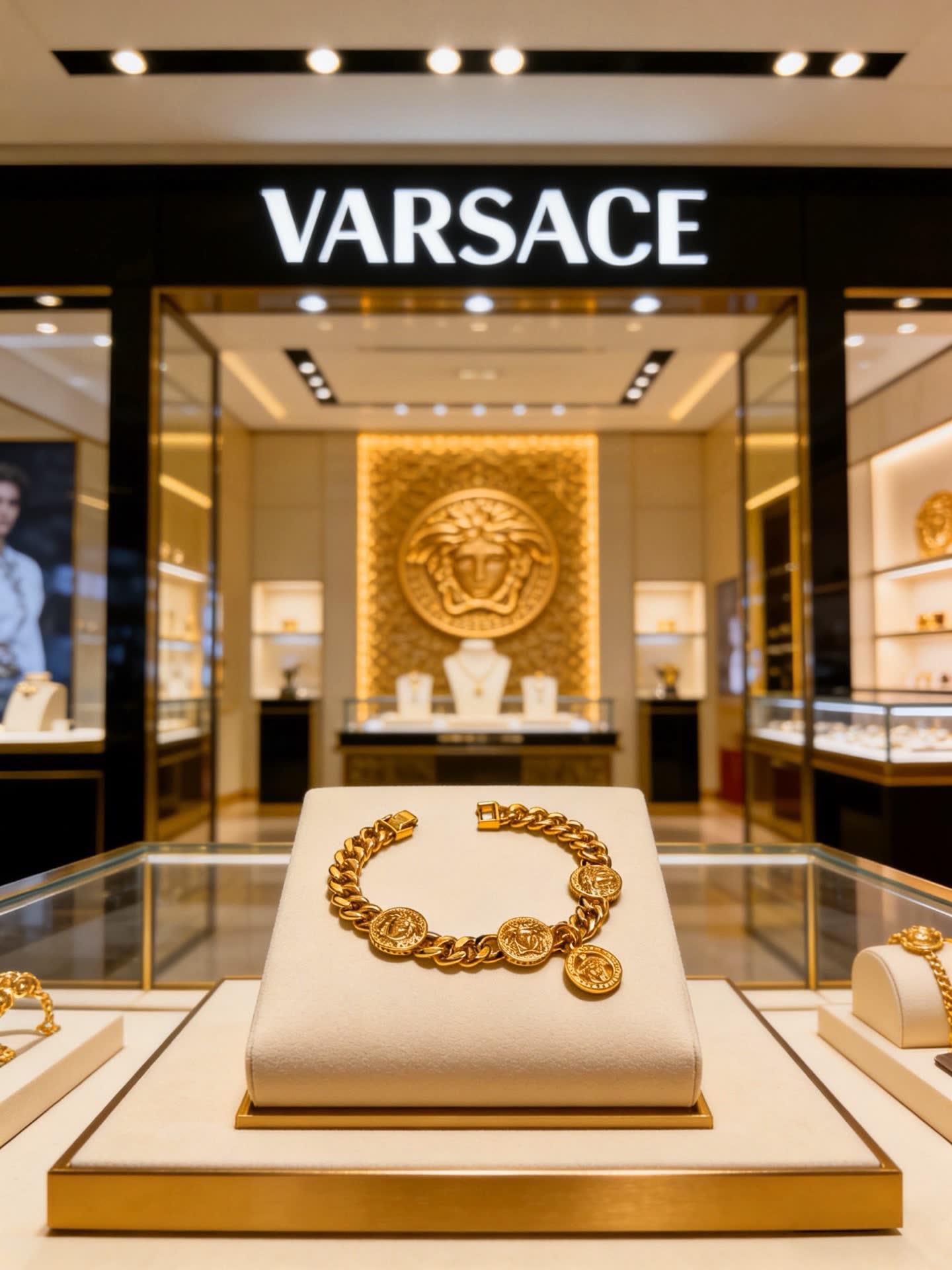 Versace Medusa Chain Bracelet