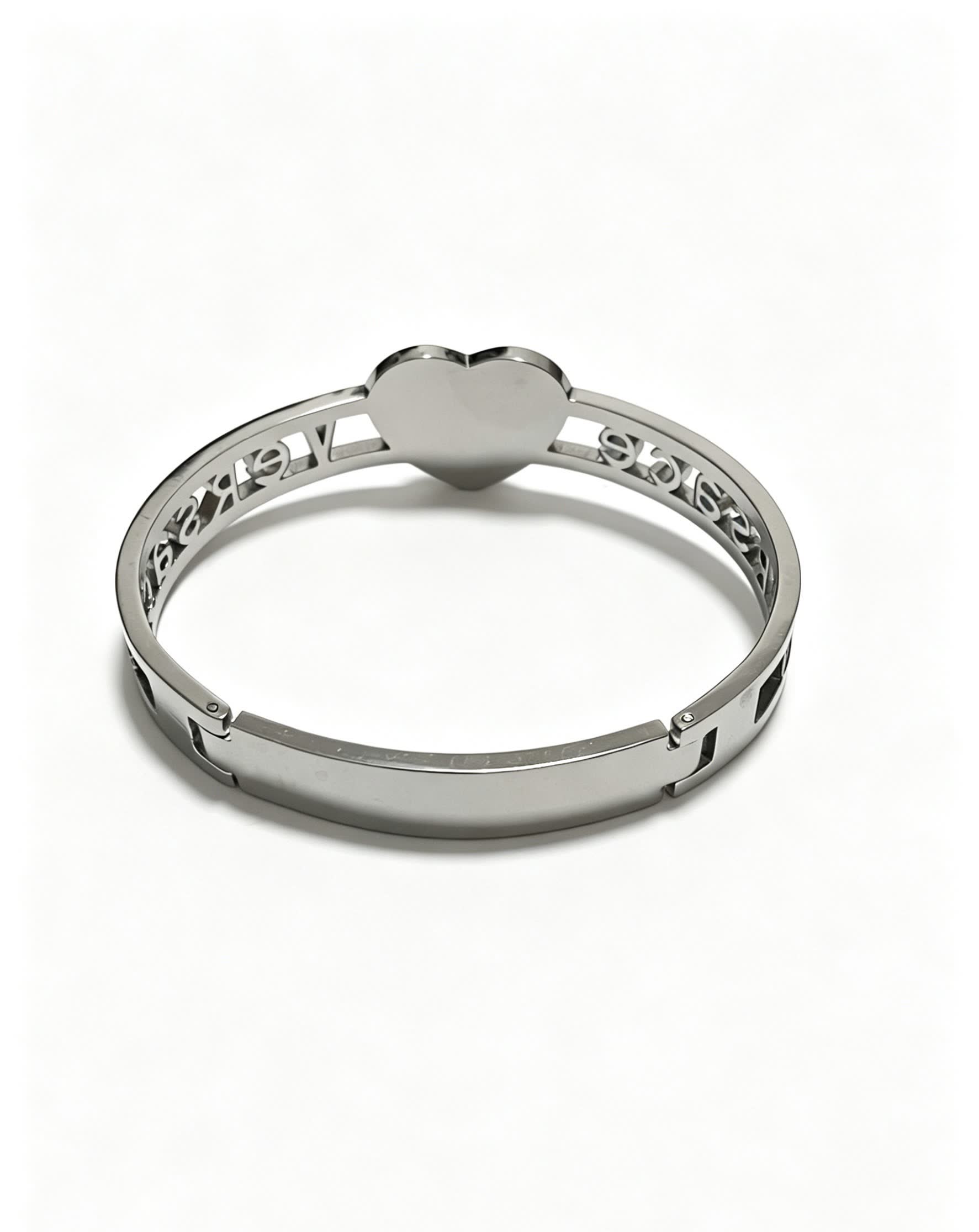 Versace Silver Medusa Heart Bracelet