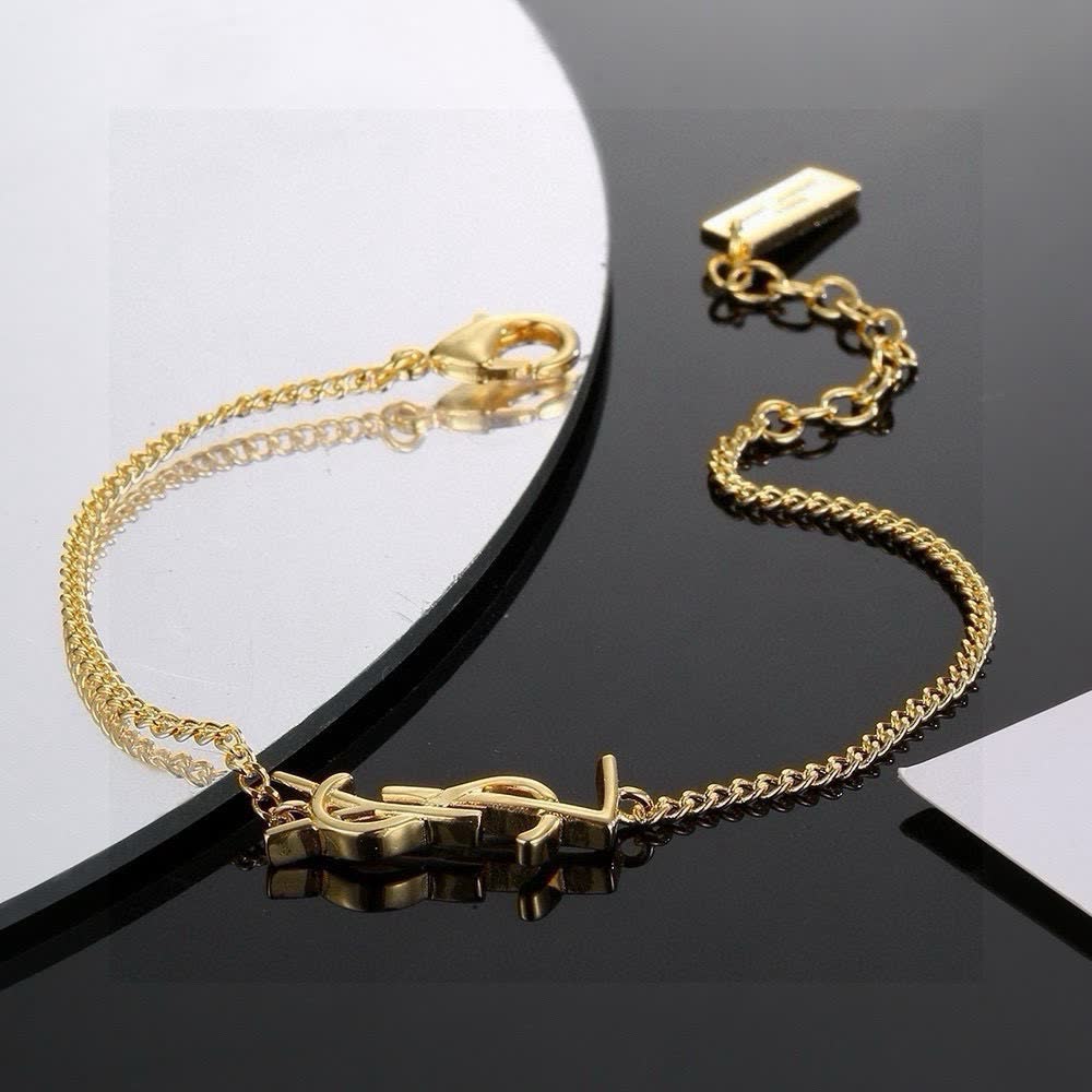 Saint Laurent YSL Logo Bracelet