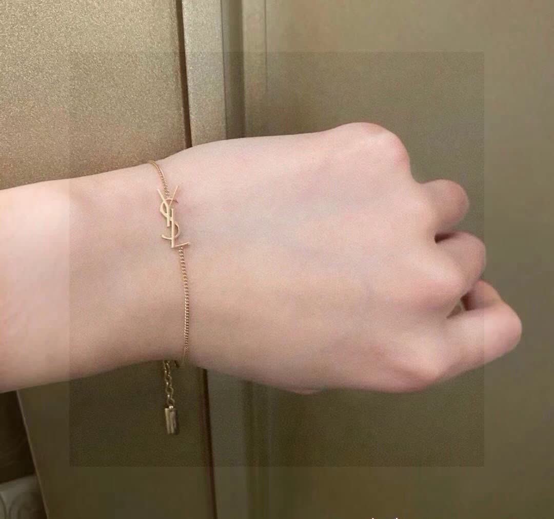 Saint Laurent YSL Logo Bracelet