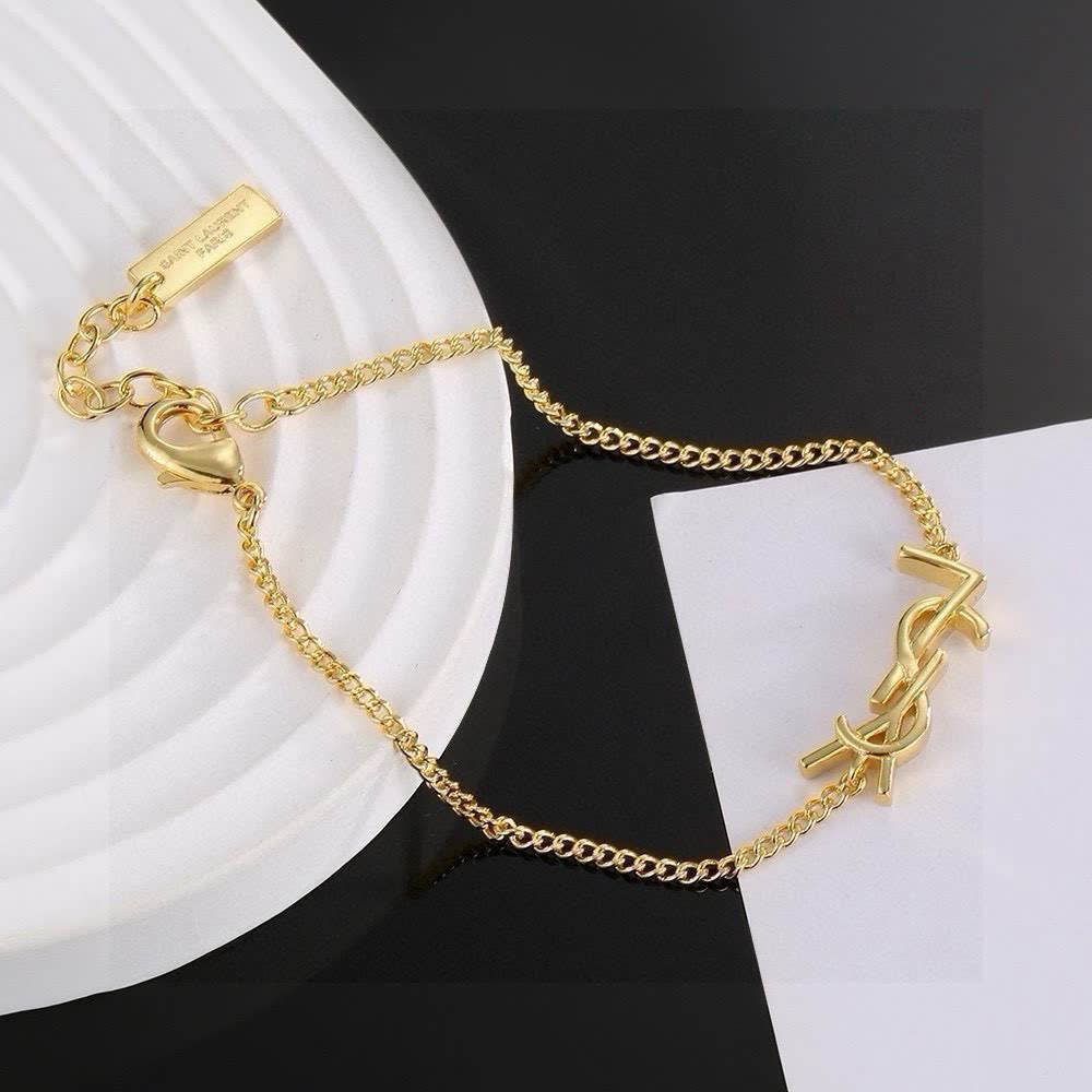 Saint Laurent YSL Logo Bracelet