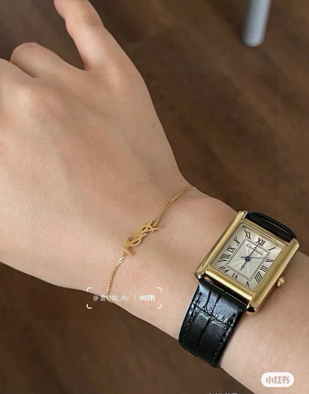 Saint Laurent YSL Logo Bracelet
