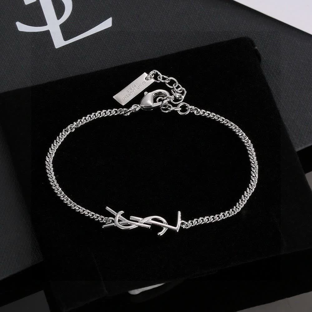 Saint Laurent YSL Logo Bracelet
