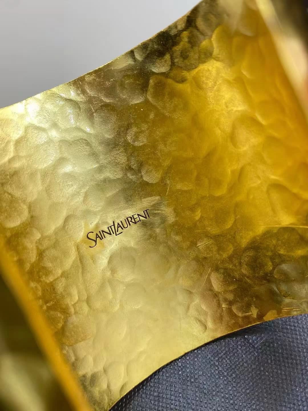 YSL Gold Heart-shaped Bracelet