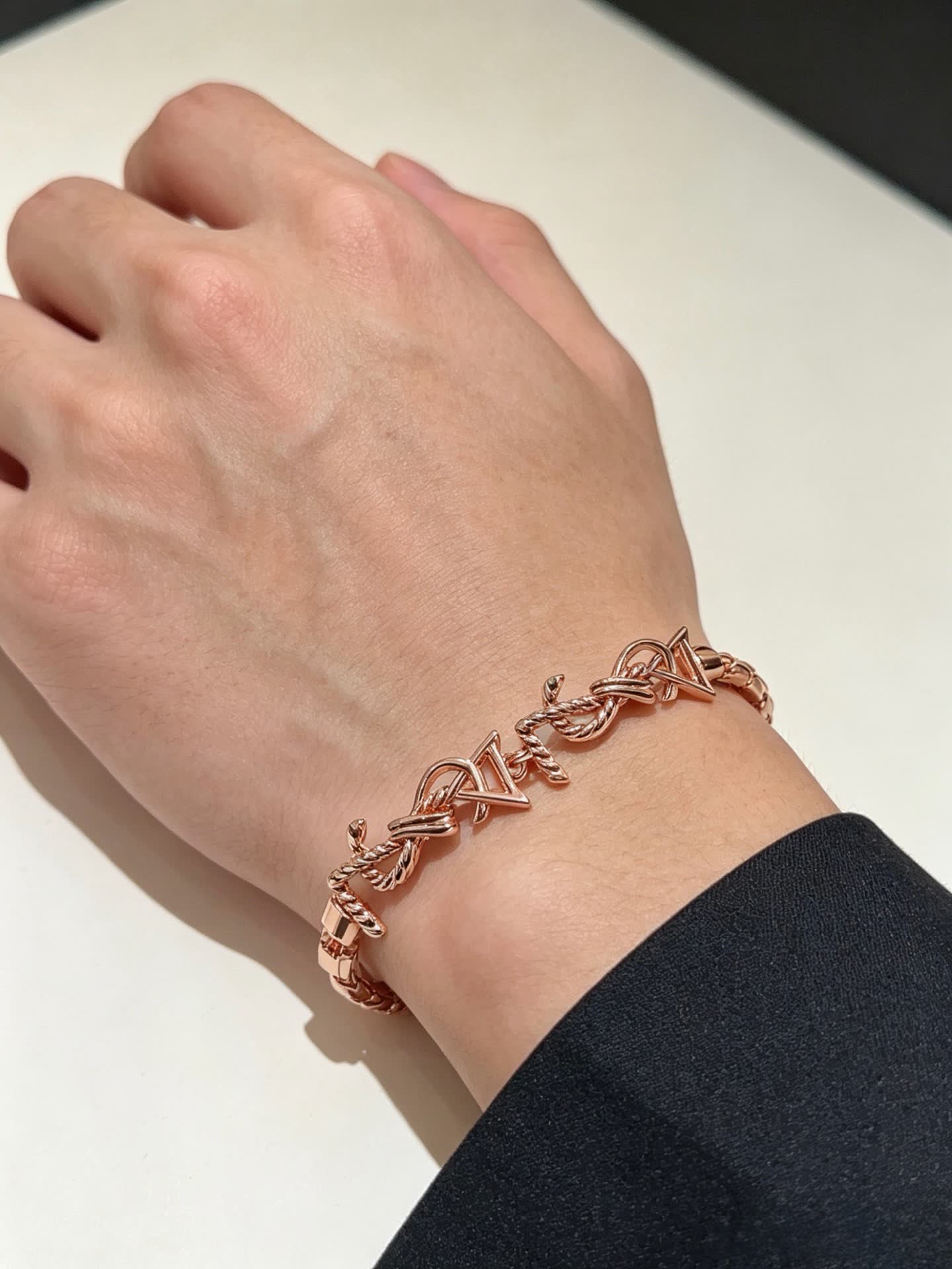 YSL Saint Laurent Rose Gold Bracelet