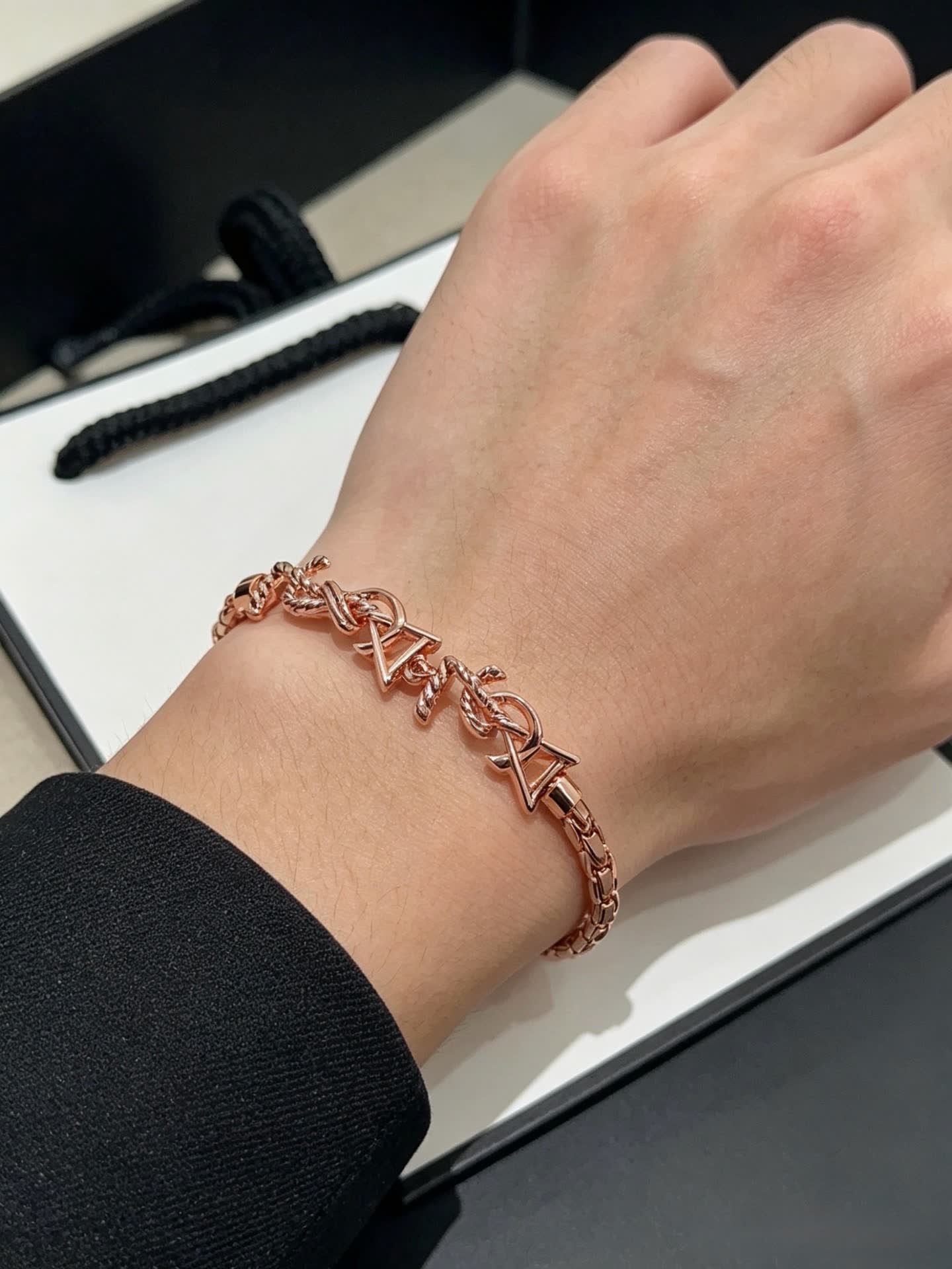 YSL Saint Laurent Rose Gold Bracelet