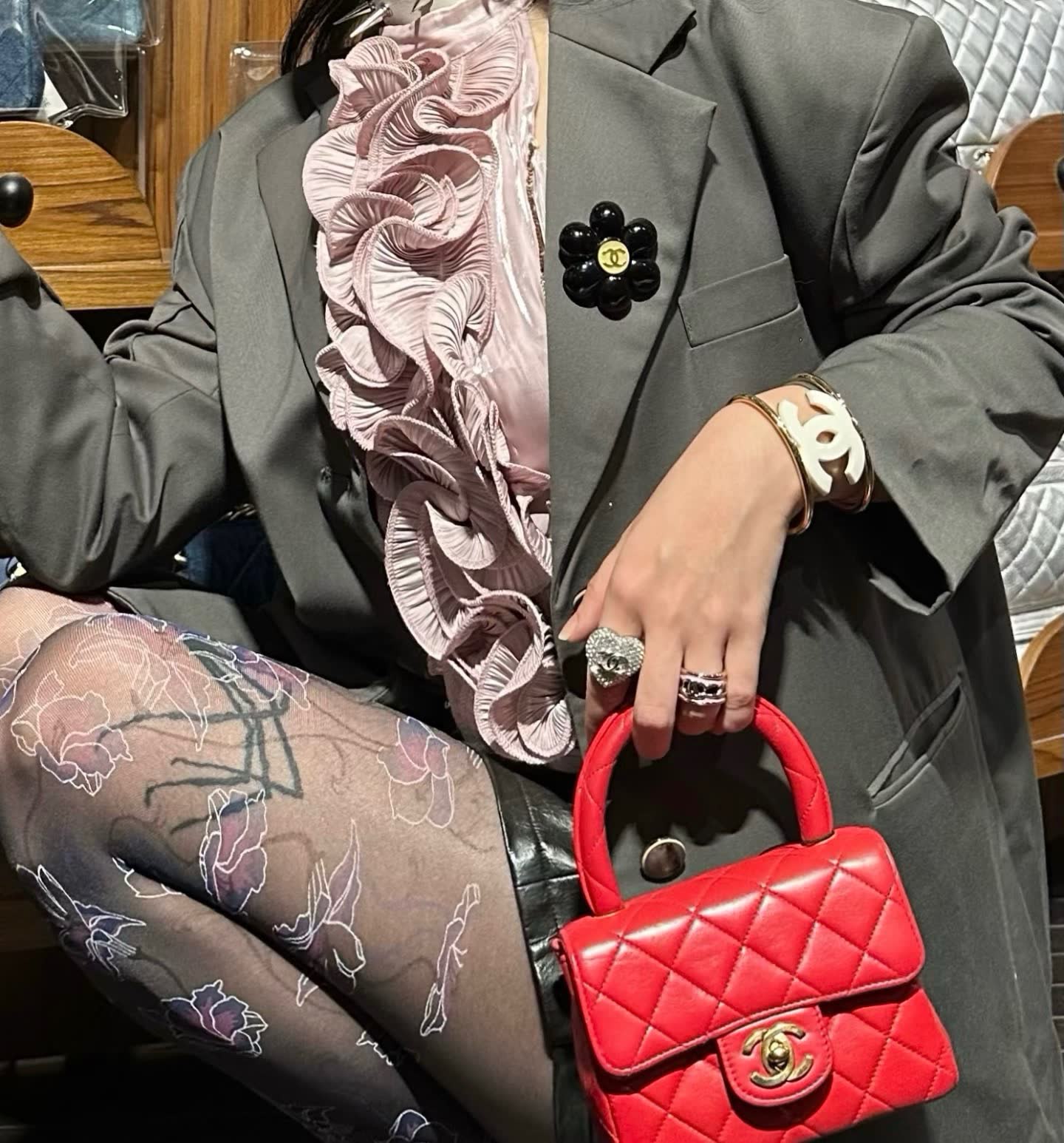 Chanel Flower Brooch