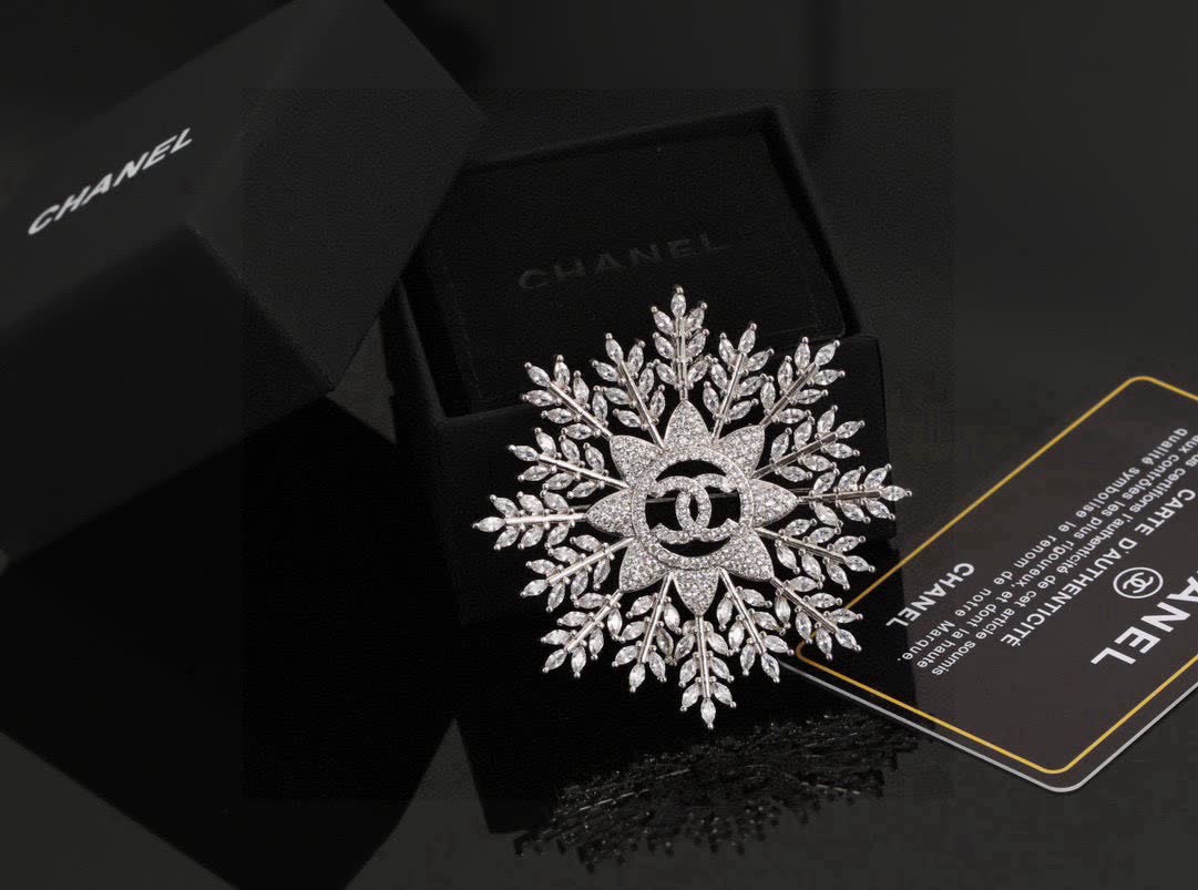 Chanel Snowflake Brooch Chanel Snowflake Brooch
