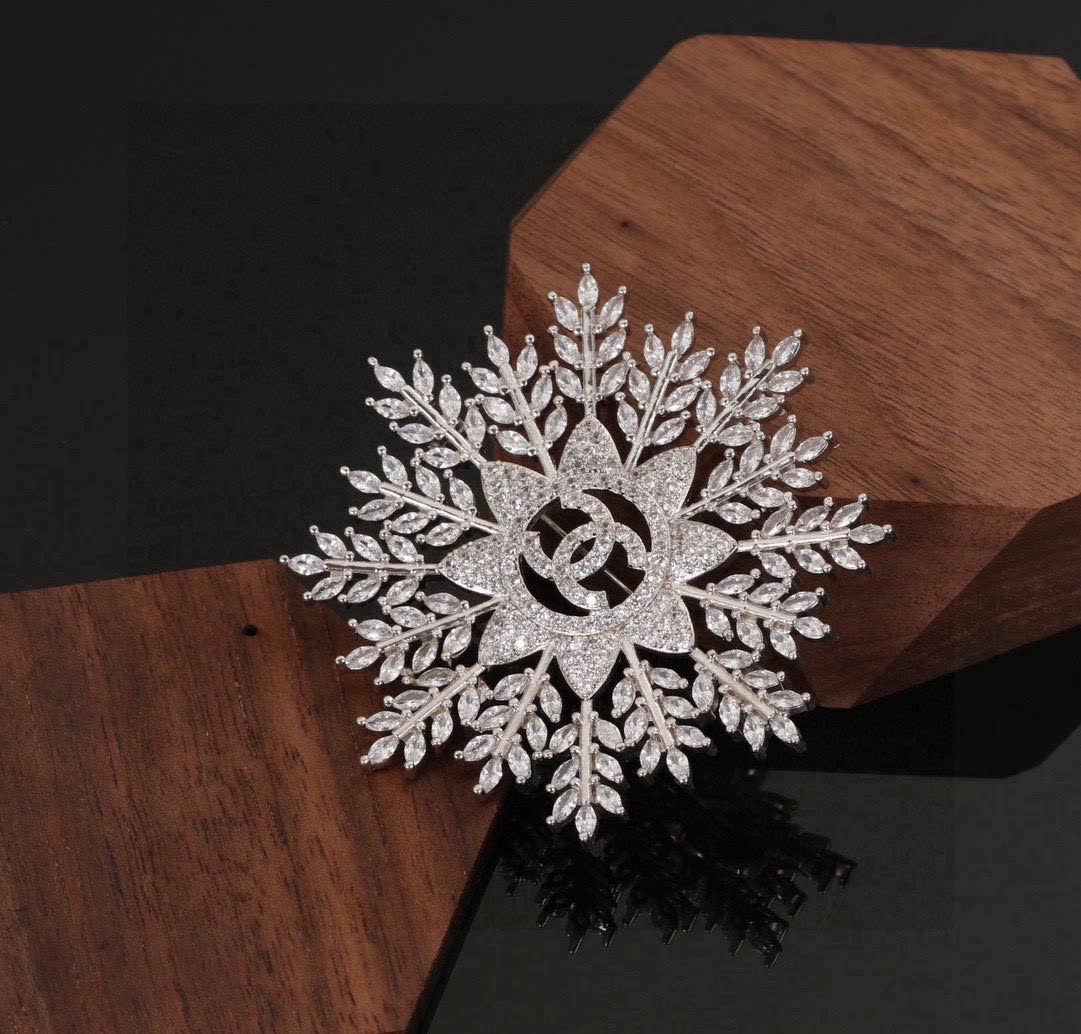 Chanel Snowflake Brooch