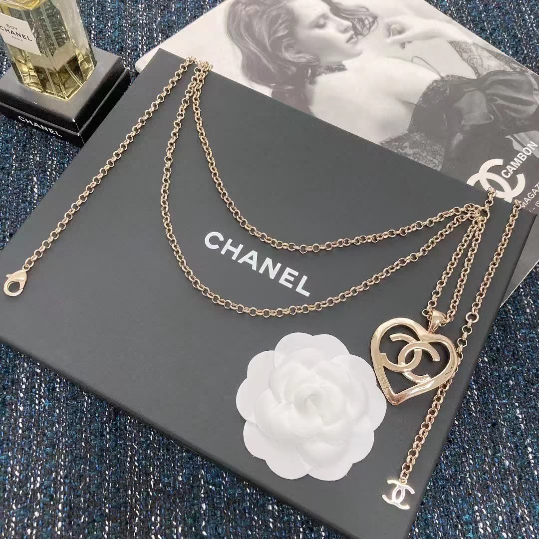 Chanel Heart Brooch