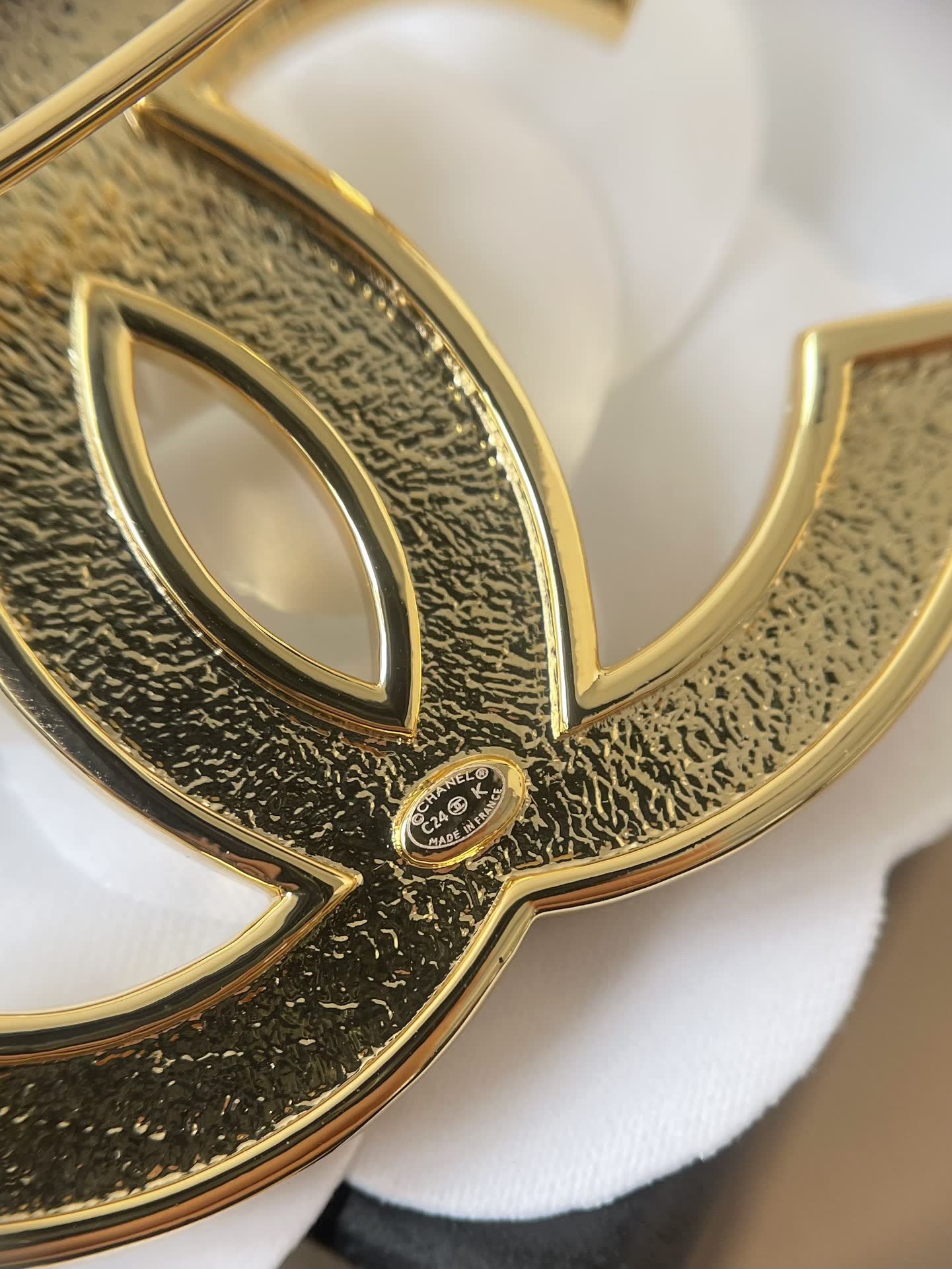 Chanel CC Logo Brooch