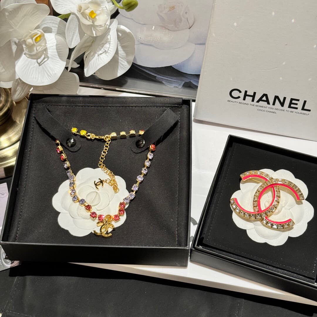 Chanel CC Logo Brooch