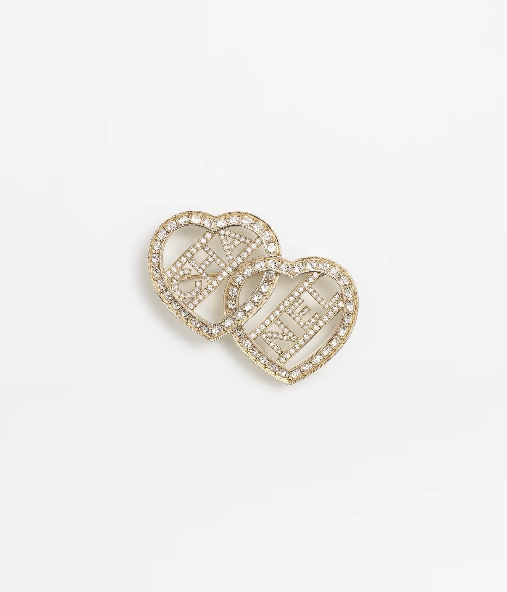 Chanel Double Heart Brooch Chanel Double Heart Brooch
