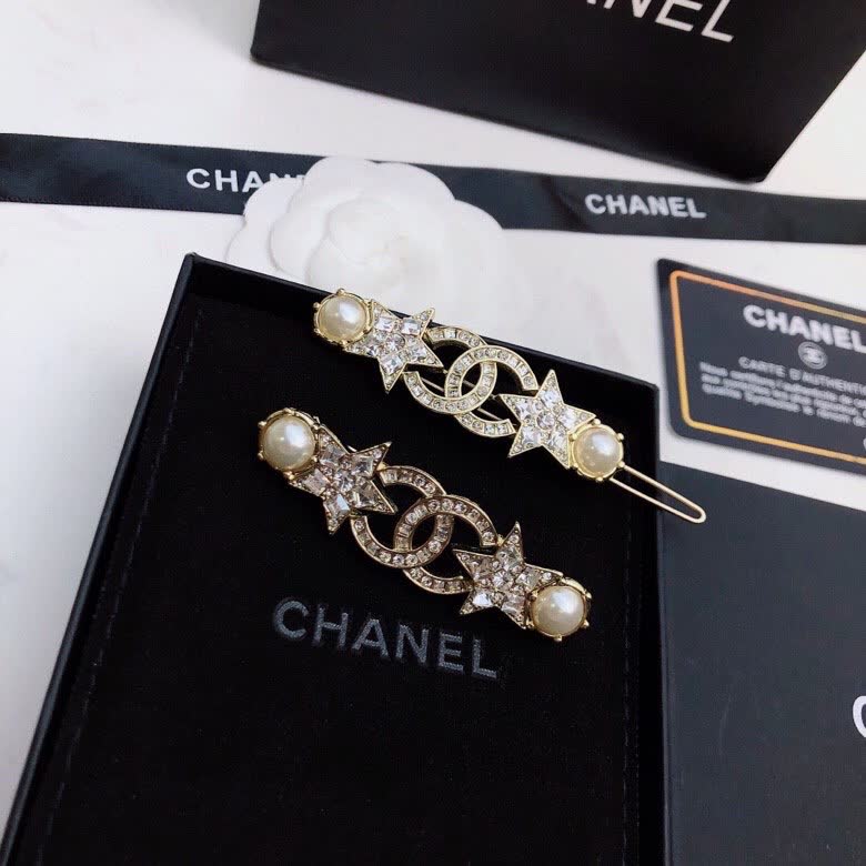 Chanel Brooch - Star and Pearl Design