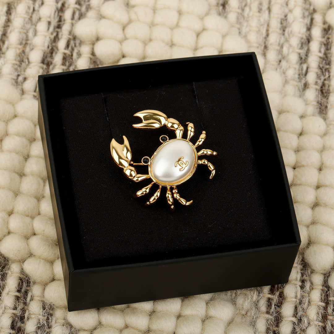 Chanel Crab Brooch