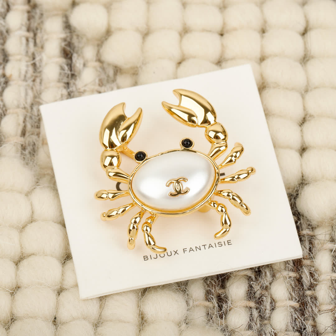 Chanel Crab Brooch