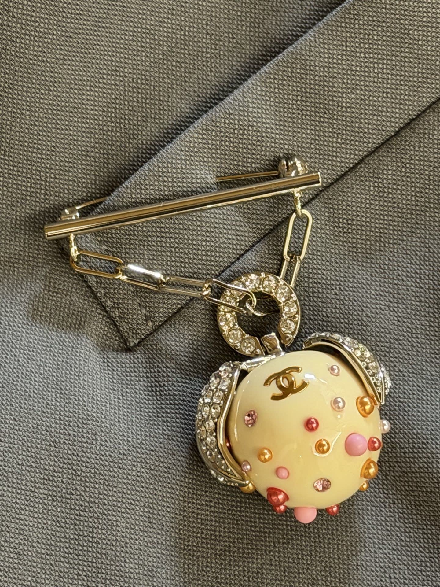 Chanel Moon Brooch