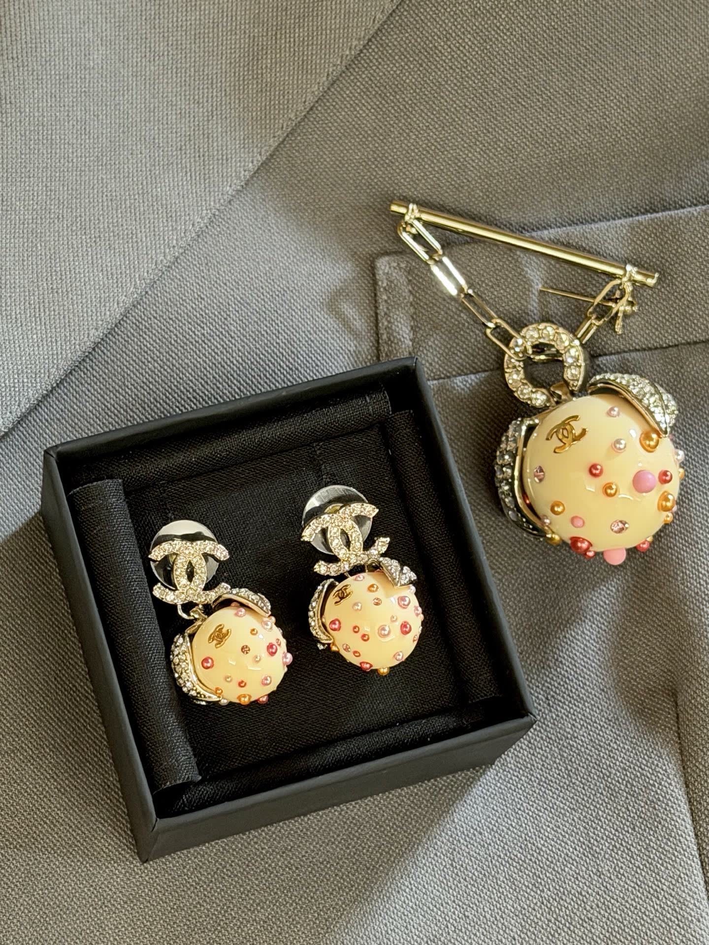 Chanel Moon Brooch