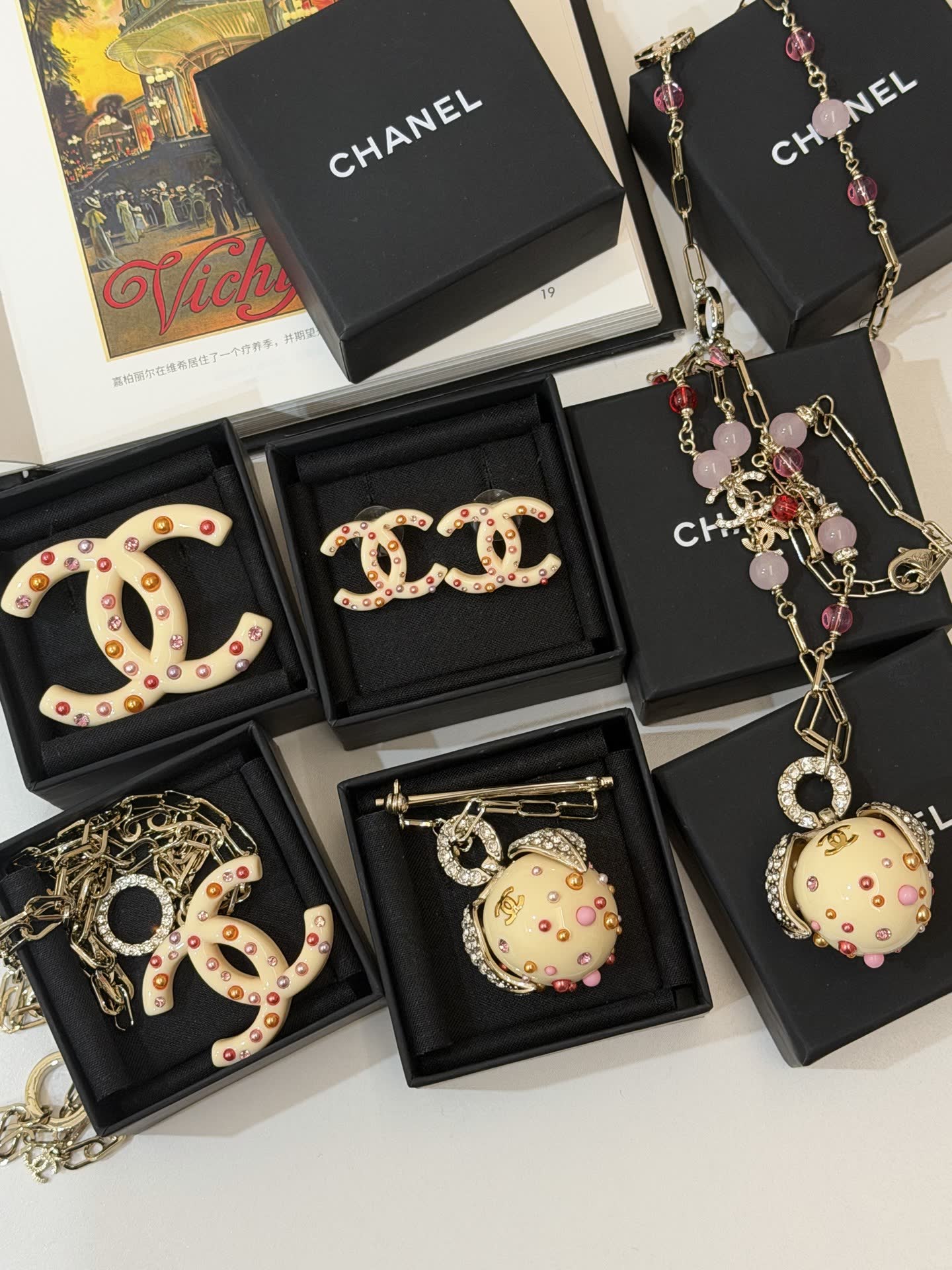 Chanel Moon Brooch