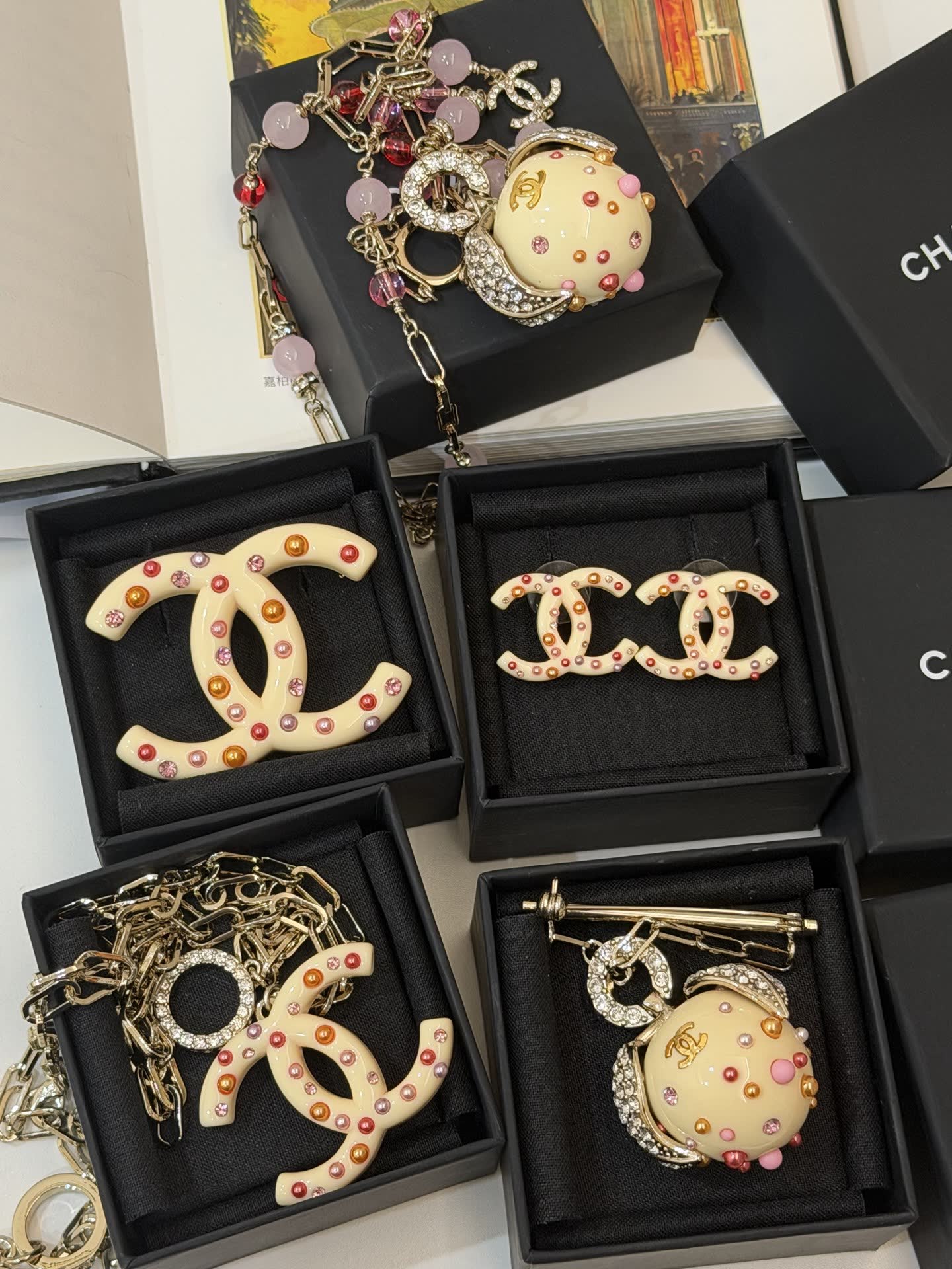 Chanel Moon Brooch
