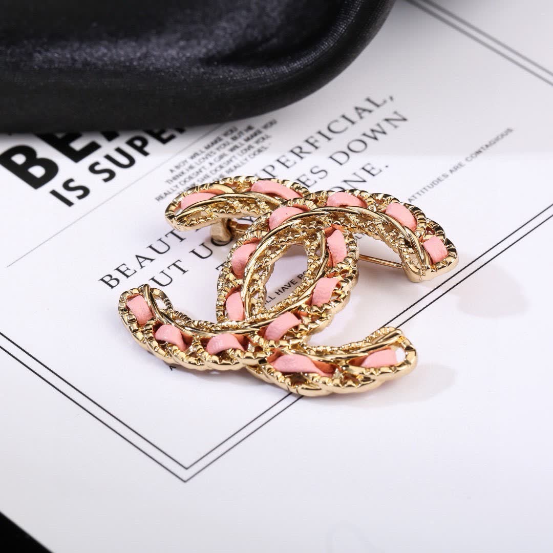 Chanel CC Logo Brooch