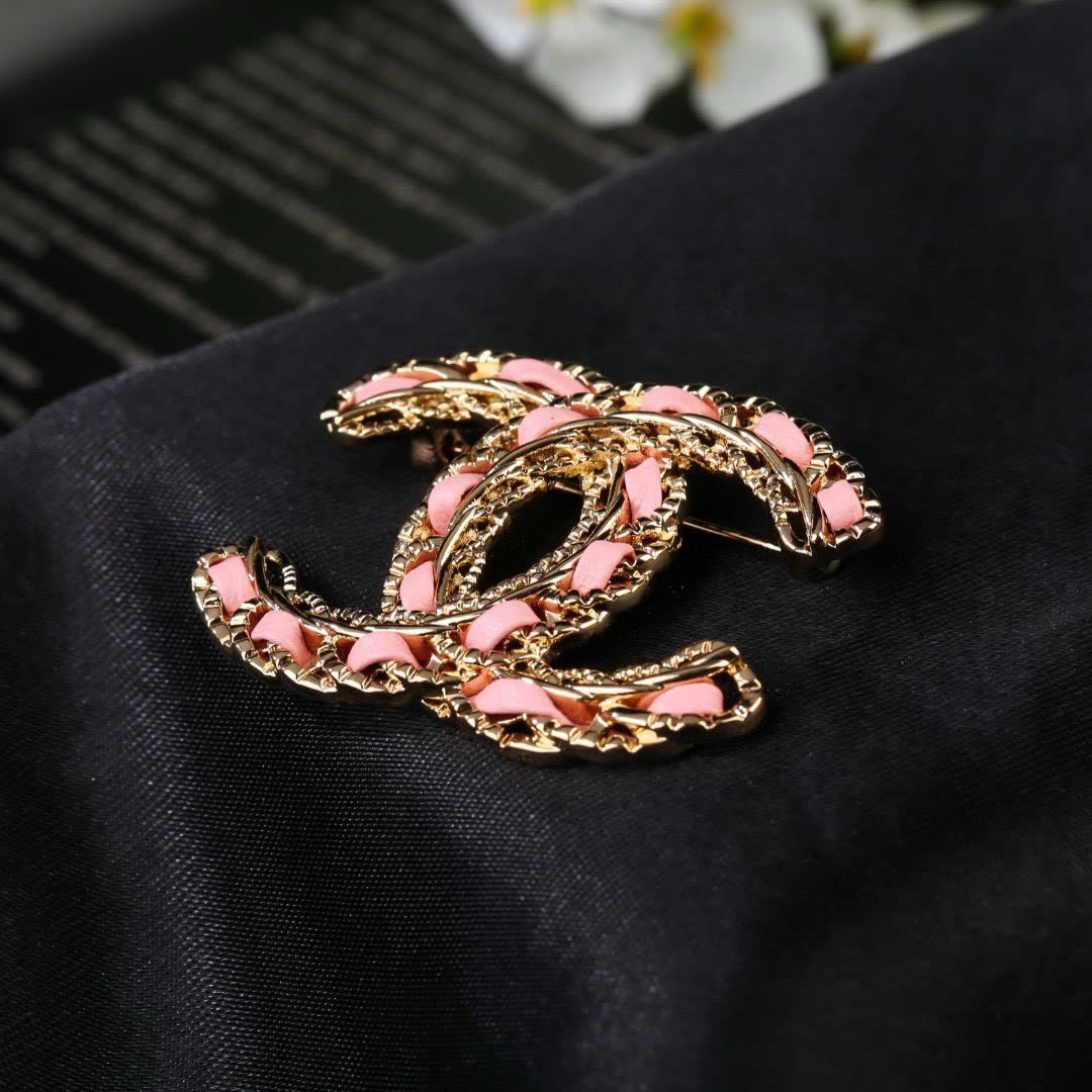 Chanel CC Logo Brooch