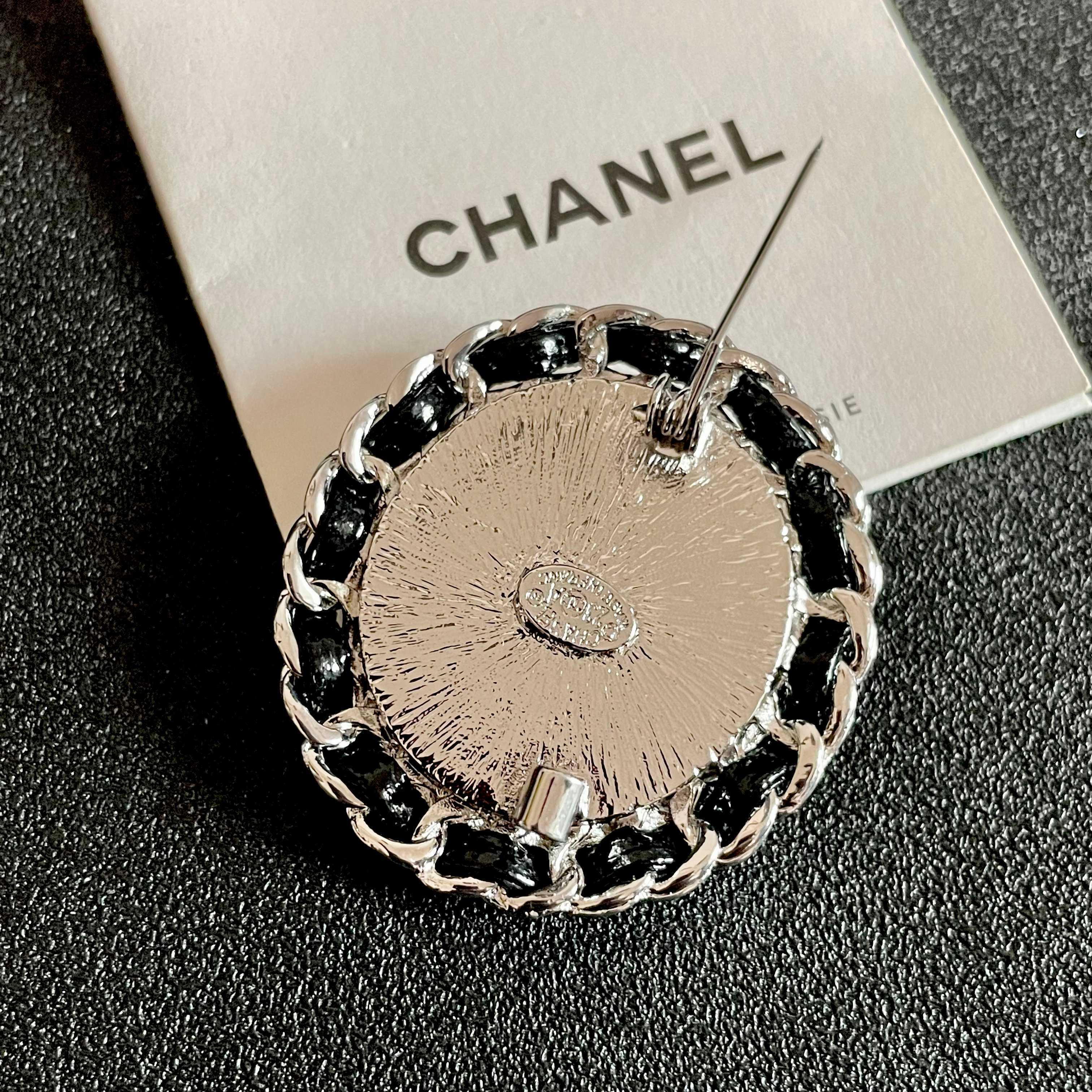 Chanel CC Logo Brooch